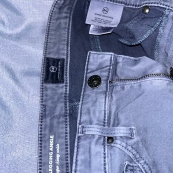 AG Adriano Goldschmied Blue Pants The Legging Ankle Super Skinny Ankle - 25R - Picture 6 of 8